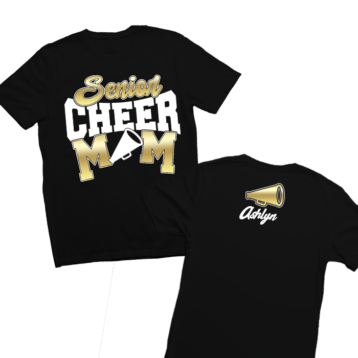 Custom Senior Cheer Mom Shirt
