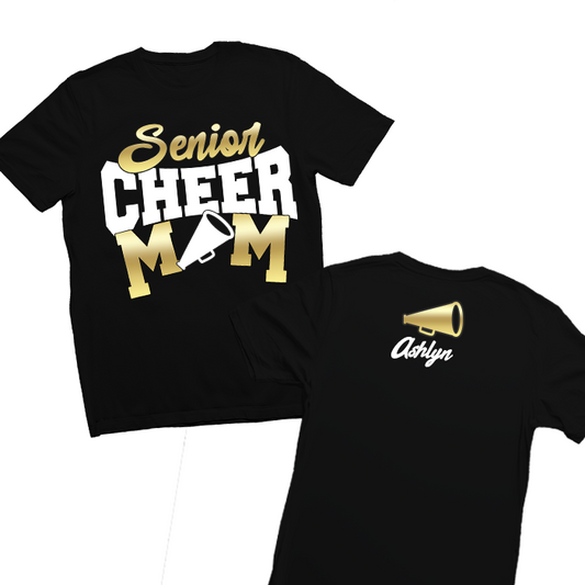 Custom Senior Cheer Mom Shirt