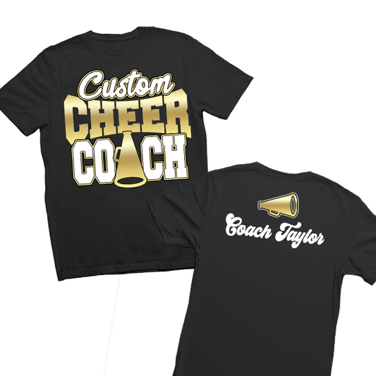 Custom Cheer Coach Shirt