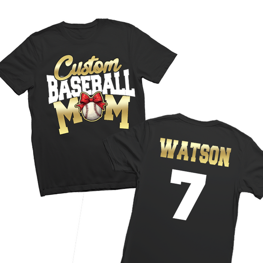 Custom Baseball Mom Shirt