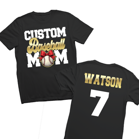 Custom Baseball Mom Shirt
