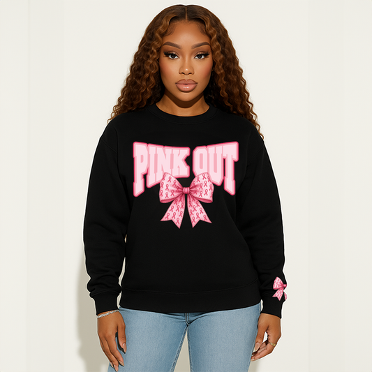 Pink Out Breast Cancer Awareness Sweatshirt