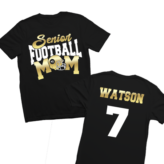 Custom Senior Football Mom Shirt