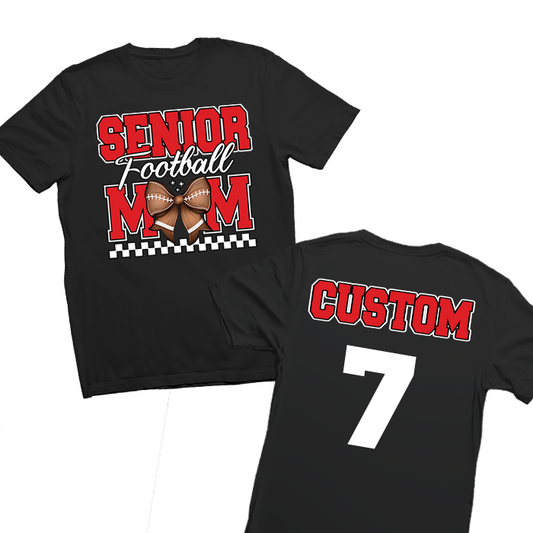 Custom Senior Football Mom Shirt
