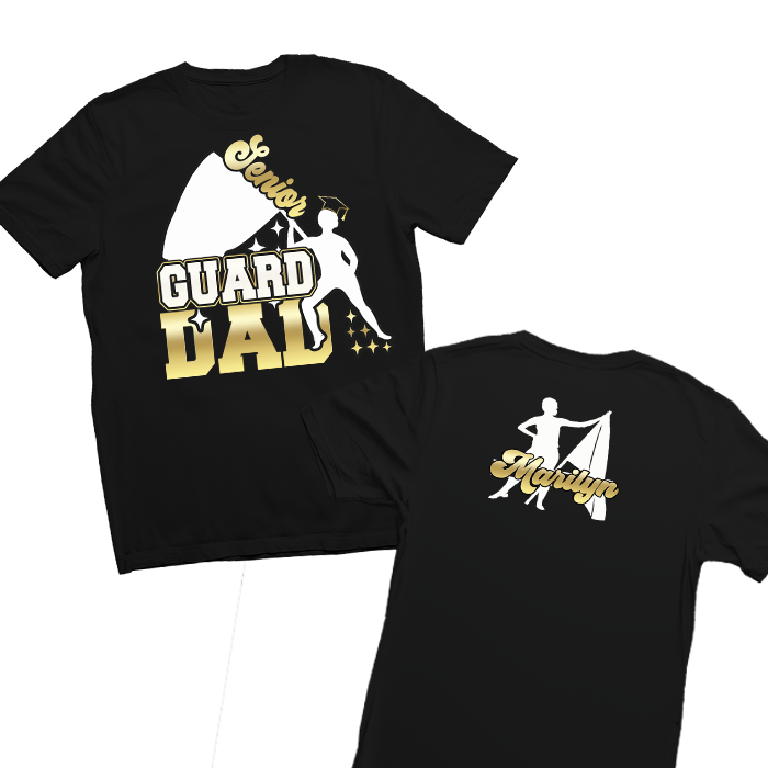 Custom Senior Guard Dad Shirt