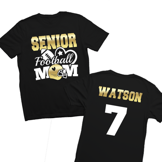 Custom Senior Football Mom Shirt