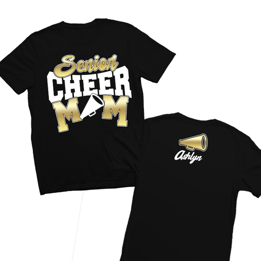 Custom Senior Cheer Mom Shirt